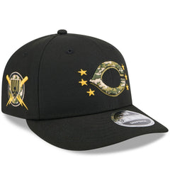 Cincinnati Reds New Era 2024 Armed Forces Day Low Profile 9FIFTY Snapback Hat - MLB