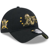 Athletics New Era 2024 Armed Forces Day 9TWENTY Adjustable Hat - MLB
