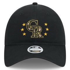 Colorado Rockies New Era Women's 2024 Armed Forces Day 9TWENTY Adjustable Hat - MLB