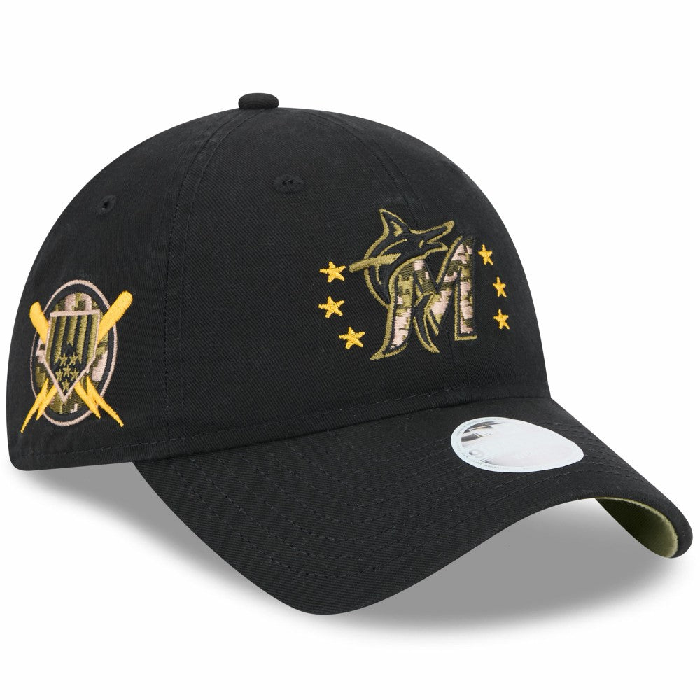 Miami Marlins New Era Women's 2024 Armed Forces Day 9TWENTY Adjustable Hat - MLB