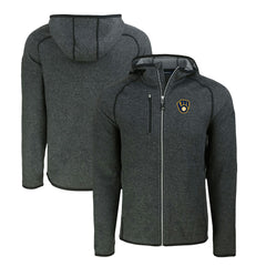 Milwaukee Brewers Cutter & Buck Mainsail Full-Zip Hooded Jacket - MLB