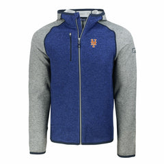 New York Mets Cutter & Buck Mainsail Full-Zip Hooded Jacket - MLB