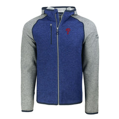 Philadelphia Phillies Cutter & Buck Mainsail Full-Zip Hooded Jacket - MLB