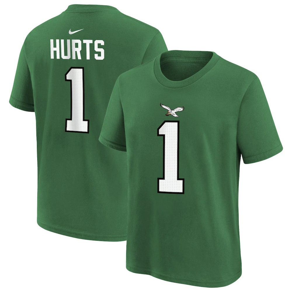 Jalen Hurts Philadelphia Eagles Preschool Player Name & Number T-Shirt Kelly Green | Nike for Sale