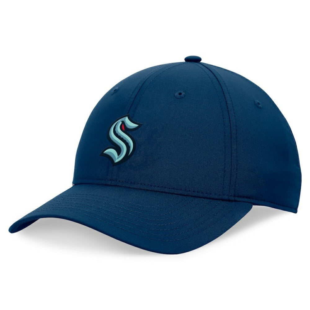Seattle Kraken Fanatics Front Office Ripstop Adjustable Hat - Deep Sea Blue - NHL