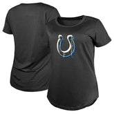 Indianapolis Colts New Era Women's 2024 NFL Draft T-Shirt Charcoal | NFL