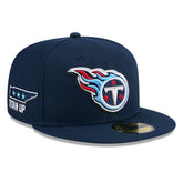 Tennessee Titans New Era 2024 NFL Draft 59FIFTY Fitted Hat Navy | NFL