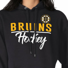 Boston Bruins G-III 4Her by Carl Banks Women's Team Sport Tri-Blend Fleece Hoodie - Black - NHL