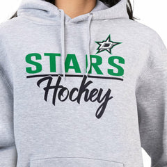 Dallas Stars G-III 4Her by Carl Banks Women's Team Sport Tri-Blend Fleece Hoodie - Heather Gray - NHL