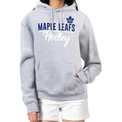 Toronto Maple Leafs G-III 4Her by Carl Banks Women's Team Sport Tri-Blend Fleece Hoodie - Heather Gray - NHL