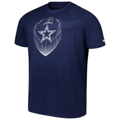 Dallas Cowboys Big & Tall Blitz Legend Icon T-Shirt Navy | Nike for Sale