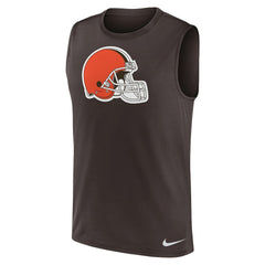 Cleveland Browns Blitz Legend Dri-FIT Muscle Tank Top Brown | Nike for Sale
