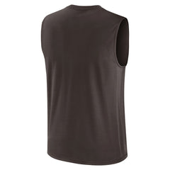 Cleveland Browns Blitz Legend Dri-FIT Muscle Tank Top Brown | Nike for Sale