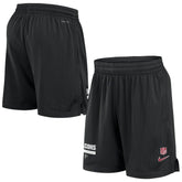 Atlanta Falcons 2024 Sideline Performance Mesh Shorts Black | Nike for Sale
