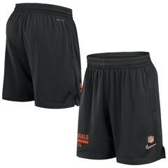 Cincinnati Bengals 2024 Sideline Performance Mesh Shorts Black | Nike for Sale