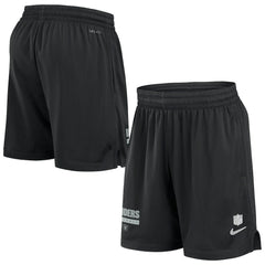Las Vegas Raiders 2024 Sideline Performance Mesh Shorts Black | Nike for Sale