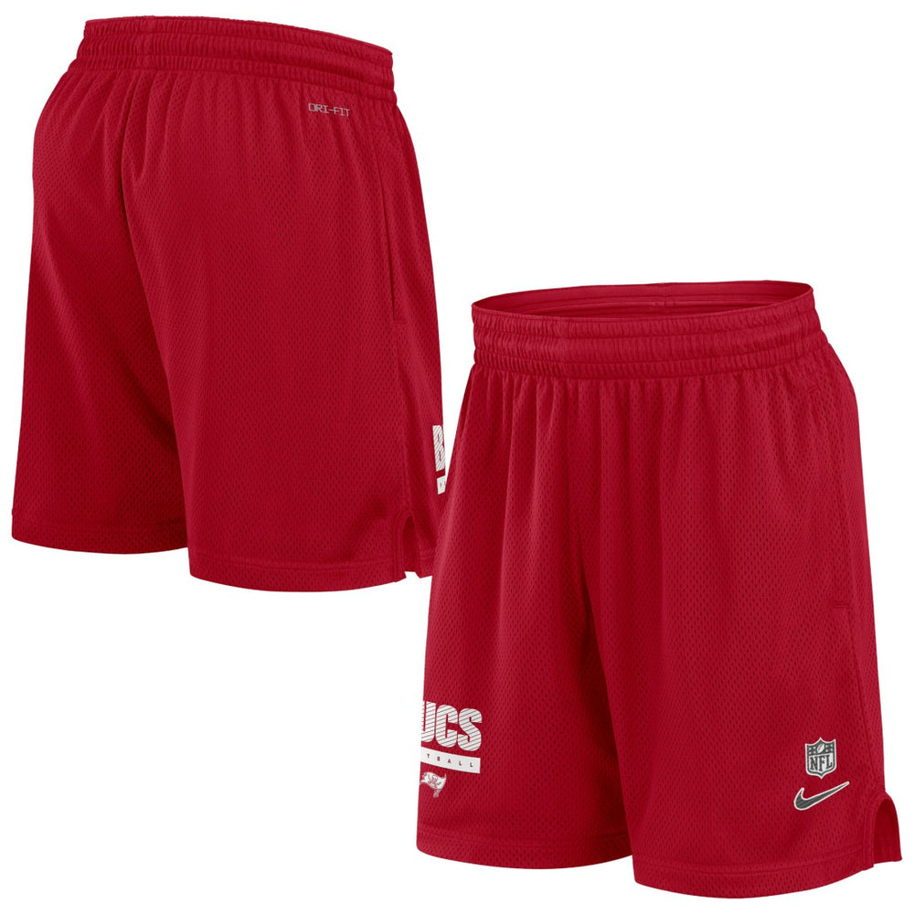 Tampa Bay Buccaneers 2024 Sideline Performance Mesh Shorts Red | Nike for Sale