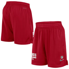 Tampa Bay Buccaneers 2024 Sideline Performance Mesh Shorts Red | Nike for Sale