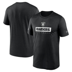 Las Vegas Raiders Sideline Legend Performance T-Shirt Black | Nike for Sale
