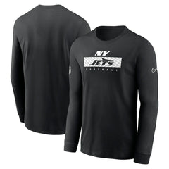 New York Jets Sideline Dri-FIT Long Sleeve T-Shirt Black | Nike for Sale