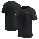Cincinnati Bengals 2024 Sideline Coach UV Performance T-Shirt Black | Nike for Sale