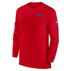 Buffalo Bills Sideline Coach UV Performance Long Sleeve T-Shirt Red | Nike for Sale