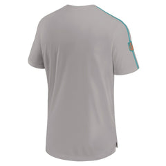 Miami Dolphins 2024 Sideline Coach UV Performance T-Shirt Gray | Nike for Sale