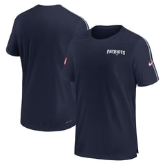 New England Patriots 2024 Sideline Coach UV Performance T-Shirt Navy | Nike for Sale