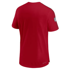 Tampa Bay Buccaneers 2024 Sideline Coach UV Performance T-Shirt Red | Nike for Sale