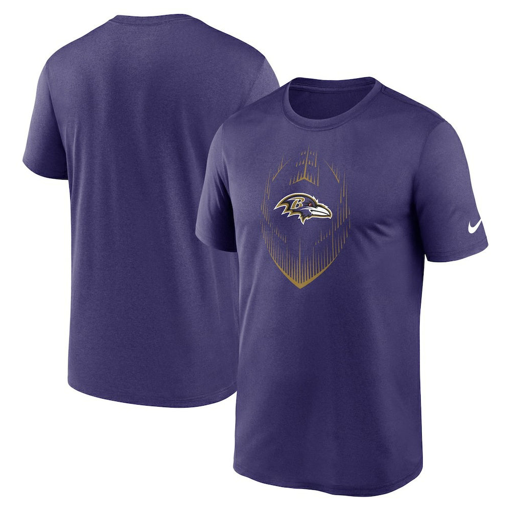 Baltimore Ravens Primetime Legend Icon Performance T-Shirt Purple | Nike for Sale