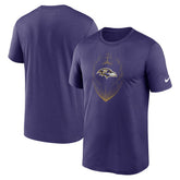 Baltimore Ravens Primetime Legend Icon Performance T-Shirt Purple | Nike for Sale