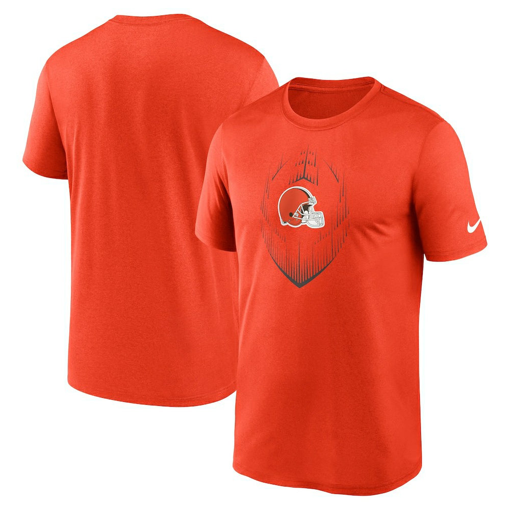 Cleveland Browns Primetime Legend Icon Performance T-Shirt Orange | Nike for Sale