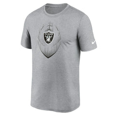 Las Vegas Raiders Primetime Legend Icon Performance T-Shirt Heather Gray | Nike for Sale
