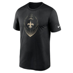 New Orleans Saints Primetime Legend Icon Performance T-Shirt Black | Nike for Sale
