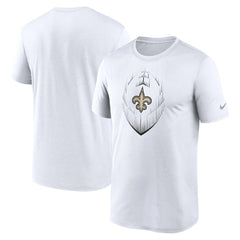 New Orleans Saints Primetime Legend Icon Performance T-Shirt White | Nike for Sale