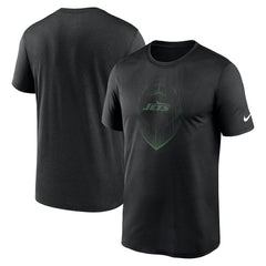 New York Jets Primetime Legend Icon Performance T-Shirt Black | Nike for Sale