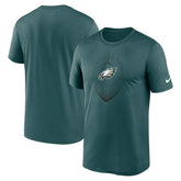 Philadelphia Eagles Primetime Legend Icon Performance T-Shirt Midnight Green | Nike for Sale