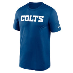 Indianapolis Colts Primetime Legend Wordmark Performance T-Shirt Royal | Nike for Sale