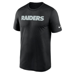 Las Vegas Raiders Primetime Legend Wordmark Performance T-Shirt Black | Nike for Sale