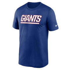 New York Giants Primetime Legend Wordmark Performance T-Shirt Royal | Nike for Sale