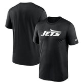 New York Jets Primetime Legend Wordmark Performance T-Shirt Black | Nike for Sale