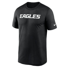 Philadelphia Eagles Primetime Legend Wordmark Performance T-Shirt Black | Nike for Sale