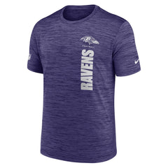 Baltimore Ravens Sideline Velocity Dri-FIT T-Shirt Purple | Nike for Sale