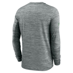 New York Jets Sideline Velocity Dri-FIT Long Sleeve T-Shirt Gray | Nike for Sale