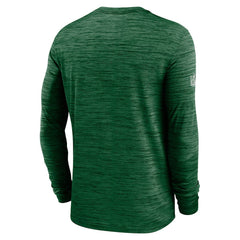New York Jets Sideline Velocity Dri-FIT Long Sleeve T-Shirt Green | Nike for Sale
