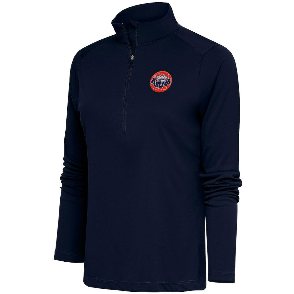 Houston Astros Antigua Women's Cooperstown Tribute Half-Zip Pullover Top - MLB
