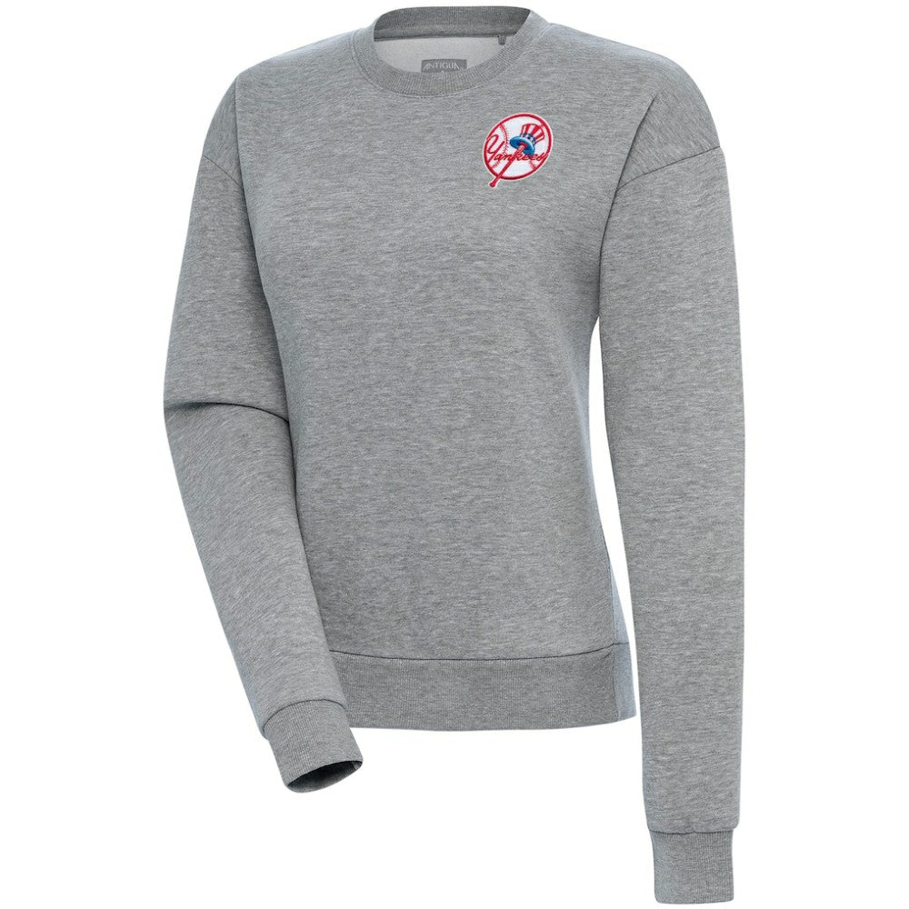 New York Yankees Antigua Women's Cooperstown Victory Crewneck Pullover Sweatshirt - MLB