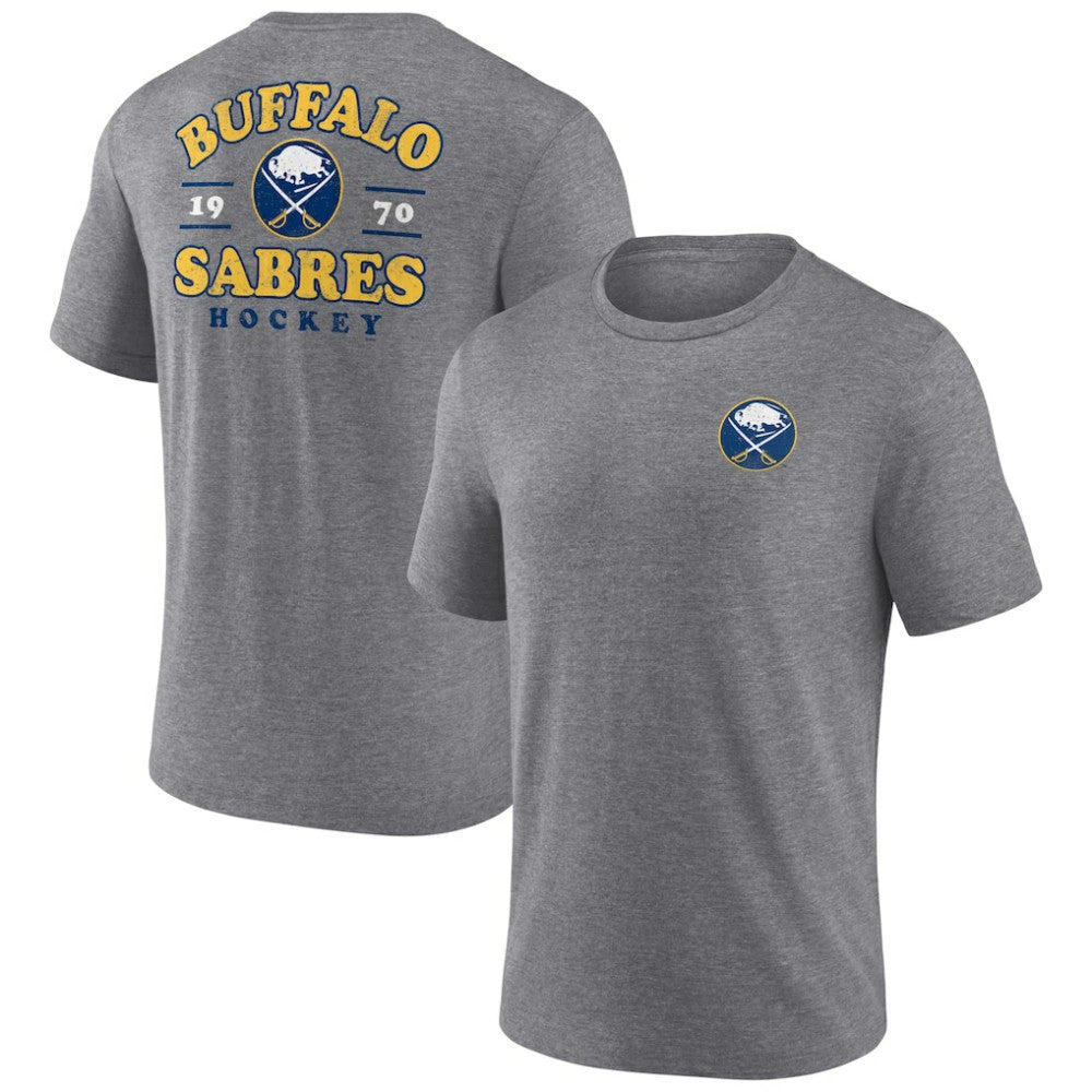 Buffalo Sabres Winger Tri-Blend T-Shirt - Heather Gray - NHL