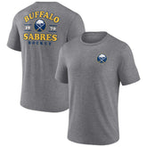 Buffalo Sabres Winger Tri-Blend T-Shirt - Heather Gray - NHL