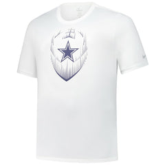 Dallas Cowboys Big & Tall Blitz Legend Icon Performance T-Shirt White | Nike for Sale